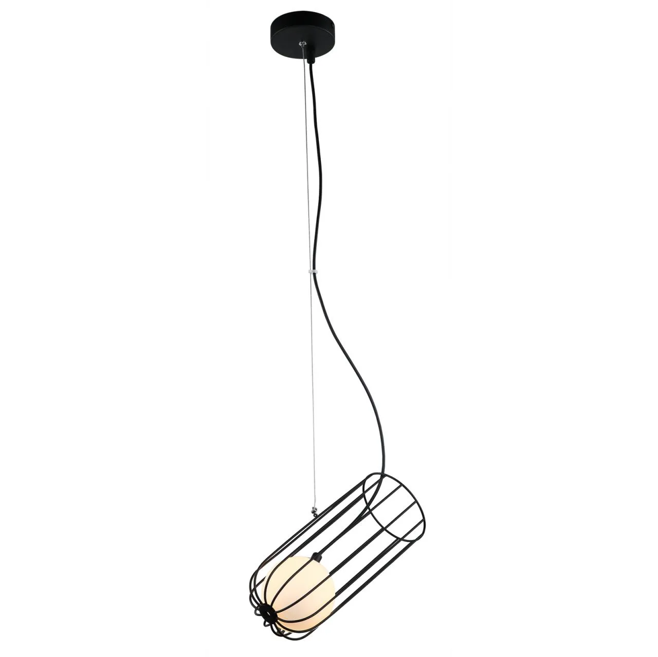Coco, nowoczesna lampa wisząca, czarna, G9, MDM-3941/1 BK